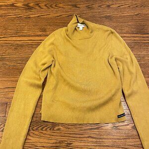 Yellow Knit Turtleneck
